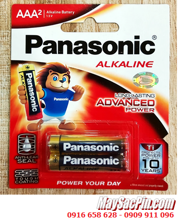 Panasonic LR03T/2B; Pin AAA 1.5v Alkaline Panasonic LR03T/2B Advanced Power _Made in Thailand - Vỉ 2viên